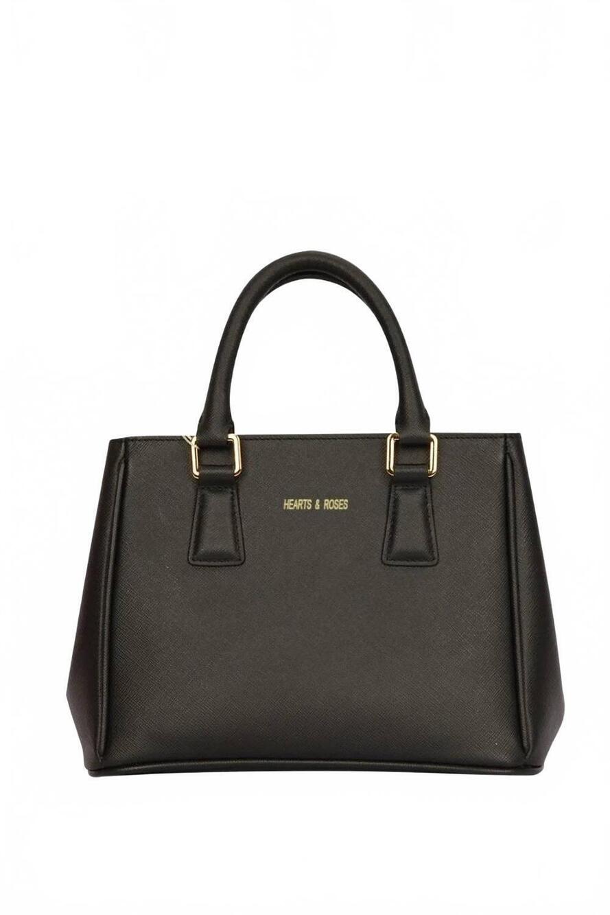 NEW HEARTS & ROSES women's city mini tote in black